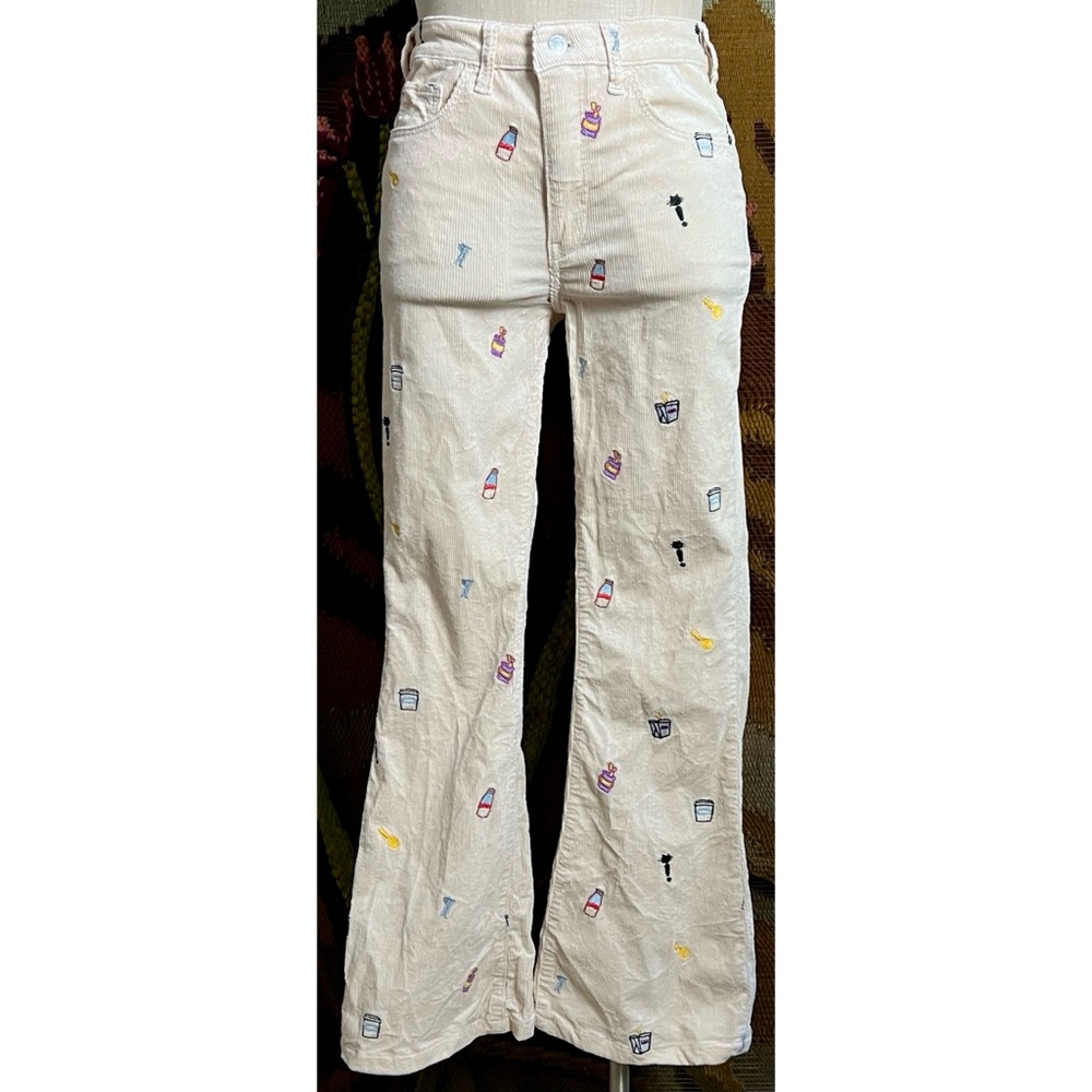 Anthropologie Pilcro Icon Corduroy Flare Pants 26